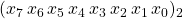 (x_{7}\,x_{6}\,x_{5}\,x_{4}\,x_{3}\,x_{2}\,x_{1}\,x_{0})_{2}