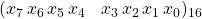 (x_{7}\,x_{6}\,x_{5}\,x_{4} \;\;\; x_{3}\,x_{2}\,x_{1}\,x_{0})_{16}